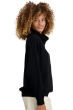 Baby Alpaca dames kasjmier pullover met kol tanis zwart 3xl